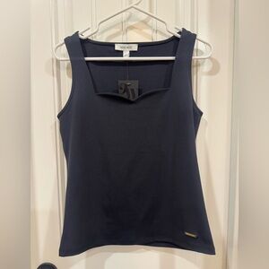 Nine West Navy Tank Top